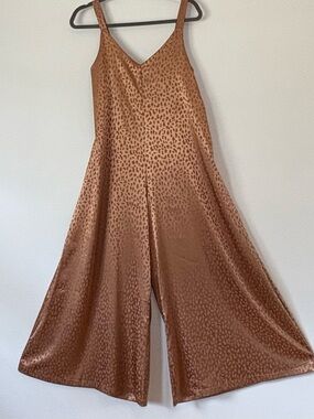 Roberta Ramirez Wide-Leg Jumpsuit in Burnt Copper Women’s  L